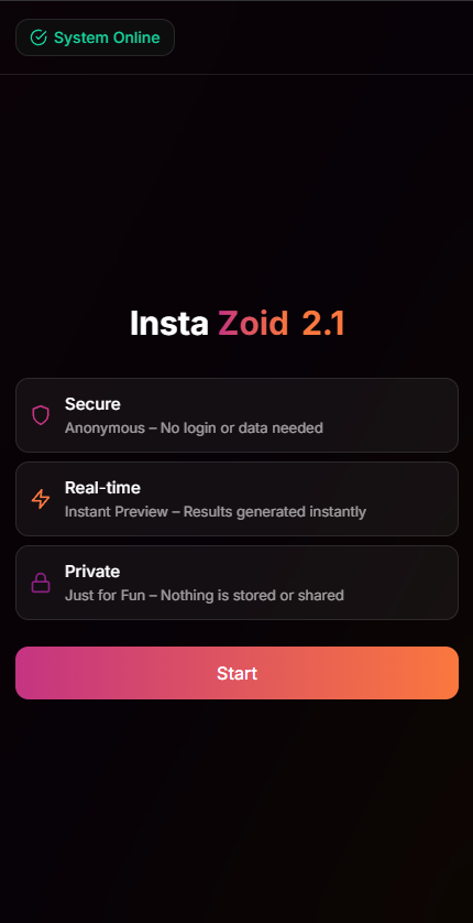 InstaTroid Mobile Preview